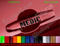 MEDIC Door Handle Decals Set of 2